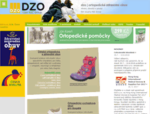 Tablet Screenshot of dzo.cz